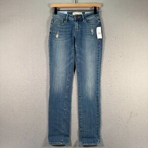 Bullhead Low Rise‎ Skinny Jeans Womens 1 Short Aurora Indigo Lightwash Denim
